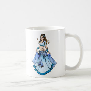 Sarah Blue Bellydancer Kaffeetasse