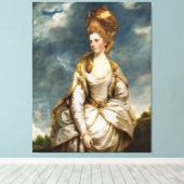 Sarah Campbell von Joshua Reynolds Leinwanddruck (Insitu (Holzboden))