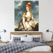 Sarah Campbell von Joshua Reynolds Leinwanddruck (Insitu (Schlafzimmer))