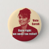 Sarah-Debatten-Knopf Button (Vorderseite)