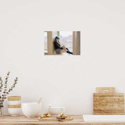 Sarah Fong als Naoto Shirogane (Girl) Poster (Küche)