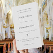Sarah Full Mass Folded Katholic Wedding Program Programm