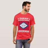 Sarah Huckabee Sanders Governor Arkansas Flag T-Shirt (Vorne ganz)