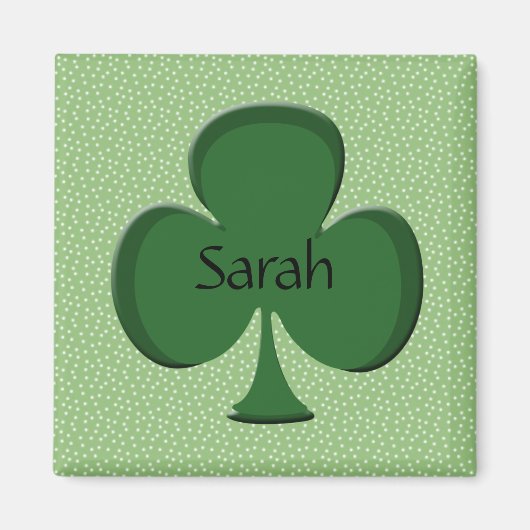 Sarah Kleeblatt Magnet (Vorne)