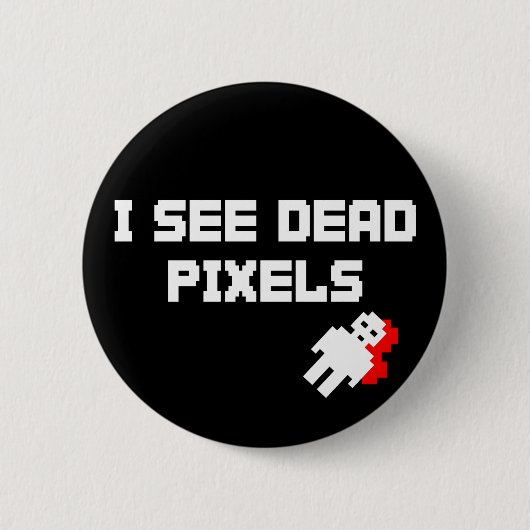 Sarah Marshall Dead Pixels Button (Vorderseite)