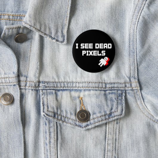 Sarah Marshall Dead Pixels Button (Beispiel)