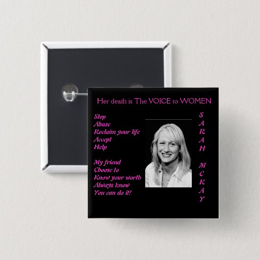 SARAH MCKAY BUTTON (Vorne & Hinten)