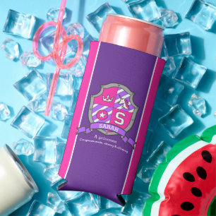 Sarah Name bedeutet rosa Wappen unicorn Selters Dosenkühler