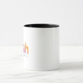 Sarah Name Geschenk - Gute Dinge Gute Vibes Tasse (Zentrum)
