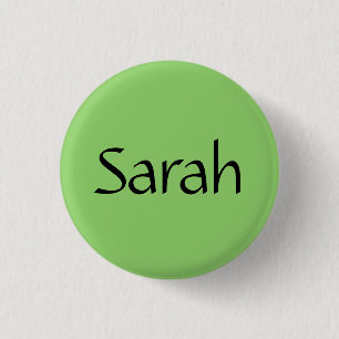 Sarah-Name vom Fernsehshow Waisen-Schwarzen Button