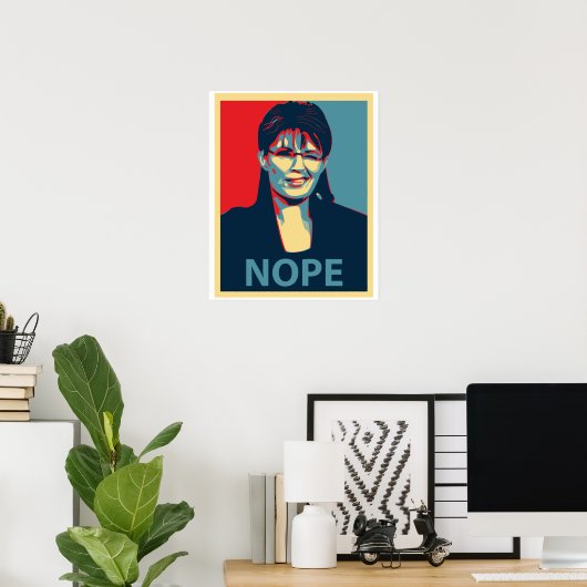 Sarah... Nope Poster (Heimbüro)
