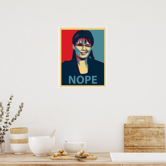 Sarah... Nope Poster (Küche)
