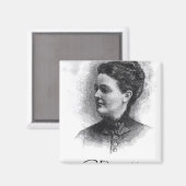 Sarah Orne Jewett Magnet (Vorderseite/Rückseite)