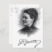 Sarah Orne Jewett Postkarte (Vorne/Hinten)