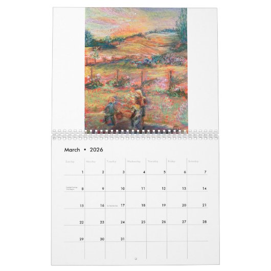 Sarah Orre Fine Art 2021 Kalender (Mär 2026)