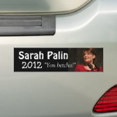 Sarah Palin 2012 Autoaufkleber (Auf Auto)
