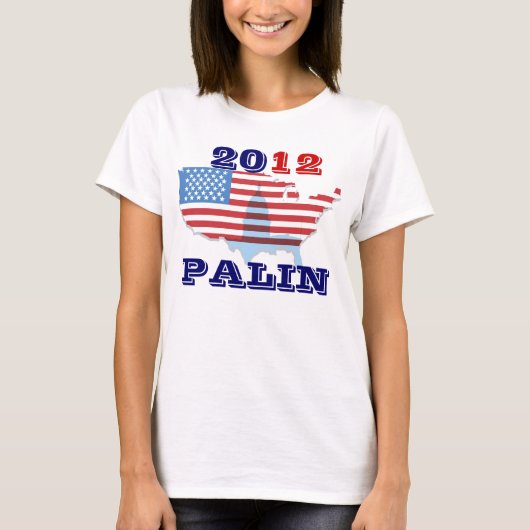 Sarah Palin 2012 Damen, Mädchen-T-Shirt Spitze T-Shirt (Vorderseite)
