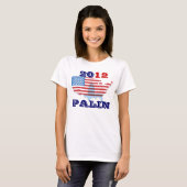 Sarah Palin 2012 Damen, Mädchen-T-Shirt Spitze T-Shirt (Vorne ganz)