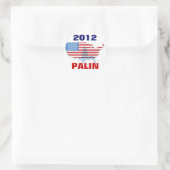 Sarah Palin 2012 Runder Aufkleber (Tasche)