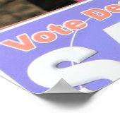 Sarah Palin auf Chambliss Kundgebung Poster (Ecke)