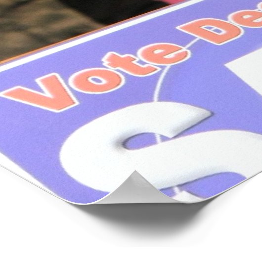 Sarah Palin auf Chambliss Kundgebung Poster (Ecke)