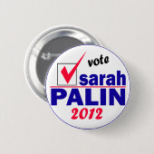 Sarah Palin Button (Vorne & Hinten)