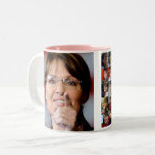 Sarah Palin - Collage Tasse (Vorderseite Links)