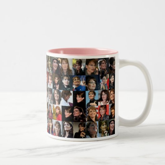 Sarah Palin - Collage Tasse (Rechts)