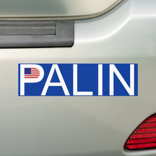 Sarah Palin - Flaggen-Autoaufkleber Autoaufkleber (Auf Auto)