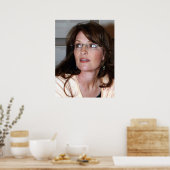 Sarah Palin Fotograph Poster (Küche)