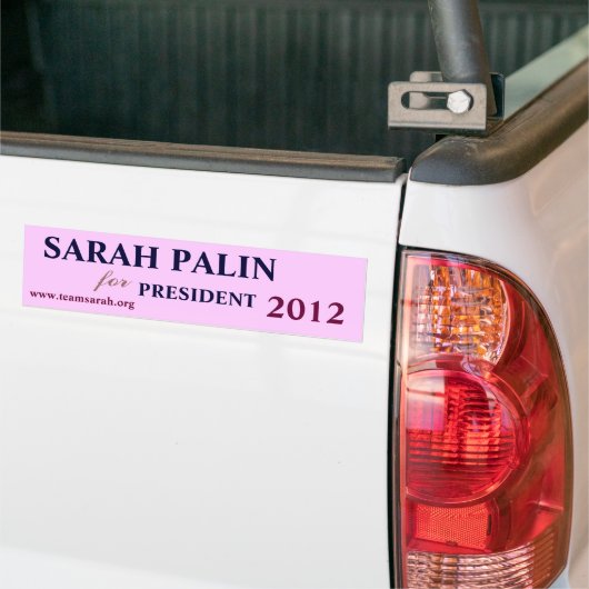 SARAH PALIN FÜR PRÄSIDENTEN 2012 AUTOAUFKLEBER (Auf Lkw)