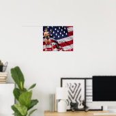 Sarah Palin Guns, Chicks, Freedom Poster (Heimbüro)