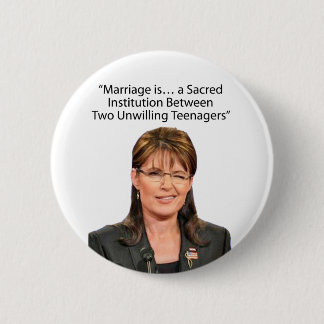 Sarah Palin: Heilige Heirat mit 2 Jugendlichen… Button