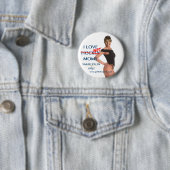 Sarah Palin - i-Liebe-heiße (ckey) Mamas knöpfen Button (Beispiel)