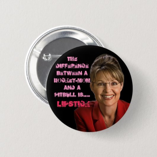 Sarah Palin, Lippenstift VPS Button (Vorne & Hinten)