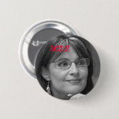 Sarah Palin MILF Button (Vorne & Hinten)