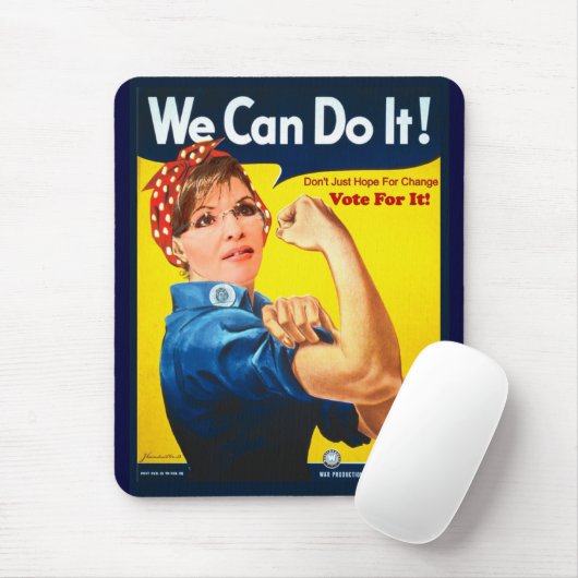Sarah Palin Mousepad (Mit Mouse)