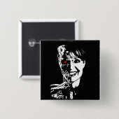 Sarah Palin - Palinator Button (Vorne & Hinten)
