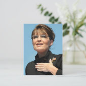 Sarah Palin Postcard Postkarte (Stehend Vorderseite)
