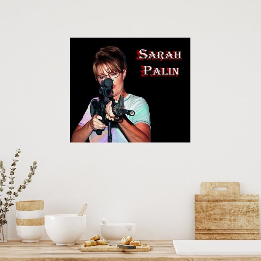 Sarah Palin Poster (Küche)