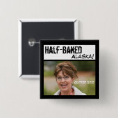 Sarah Palin: Unausgereiftes Alaska Button (Vorne & Hinten)