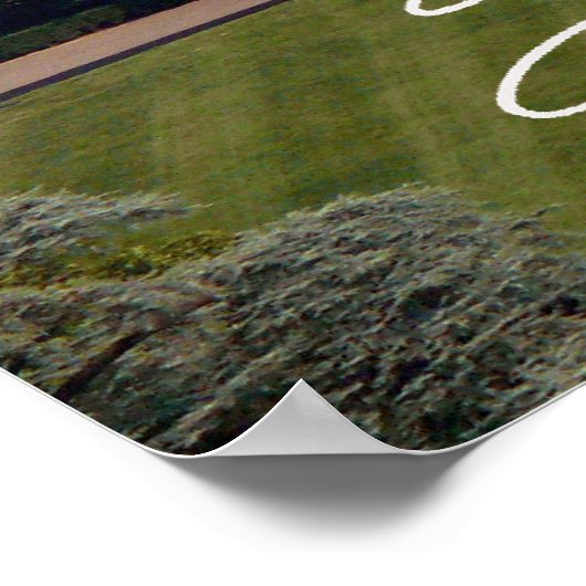 Sarah Palin & White House Poster (Ecke)