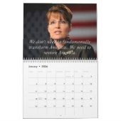 Sarah Palin zitiert Wandkalender (Jan 2026)