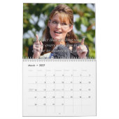 Sarah Palin zitiert Wandkalender (Mär 2027)