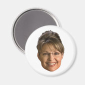 Sarah-Palme-Kopf Magnet (Vorderseite/Rückseite)