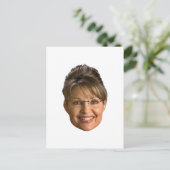 Sarah-Palme-Kopf Postkarte (Stehend Vorderseite)