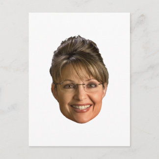 Sarah-Palme-Kopf Postkarte