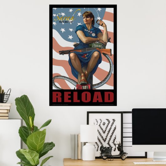 Sarah Para Bellum RELOAD Poster (Heimbüro)