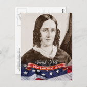 Sarah Polk, First Lady der USA Postkarte (Vorne/Hinten)