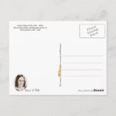 Sarah Polk, First Lady der USA Postkarte (Rückseite)